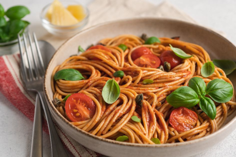 Espaguete Integral com Molho de Tomate